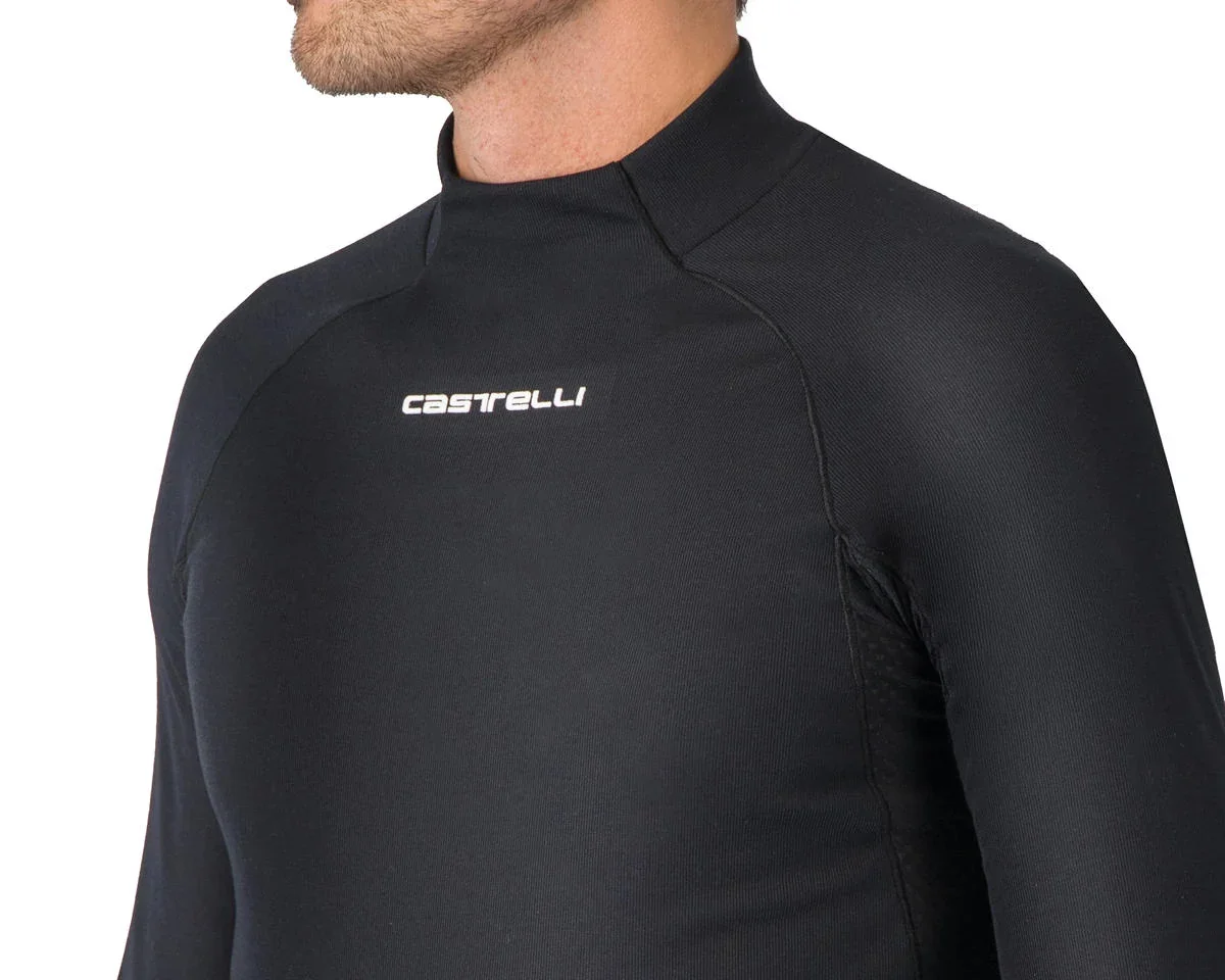 Castelli Flanders 2 Long Sleeve Base Layer (Black) (M) - view 3